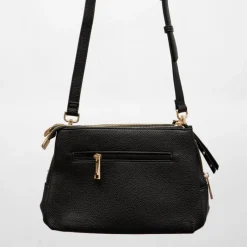 Sale Sac similicuir zippée à clous doré sabrina 25x11x16cm Femme Femme Sac
