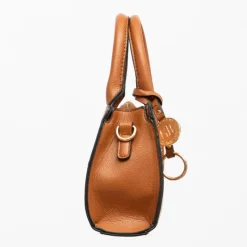 Clearance Sac thiffany avec porte clé doré avec médaillon 22x5x15cm Femme Femme Sac