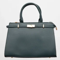 Sale Sac thumette trapèze avec clip doré 32x13x22cm Femme Femme Sac