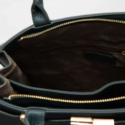 Sale Sac thumette trapèze avec clip doré 32x13x22cm Femme Femme Sac