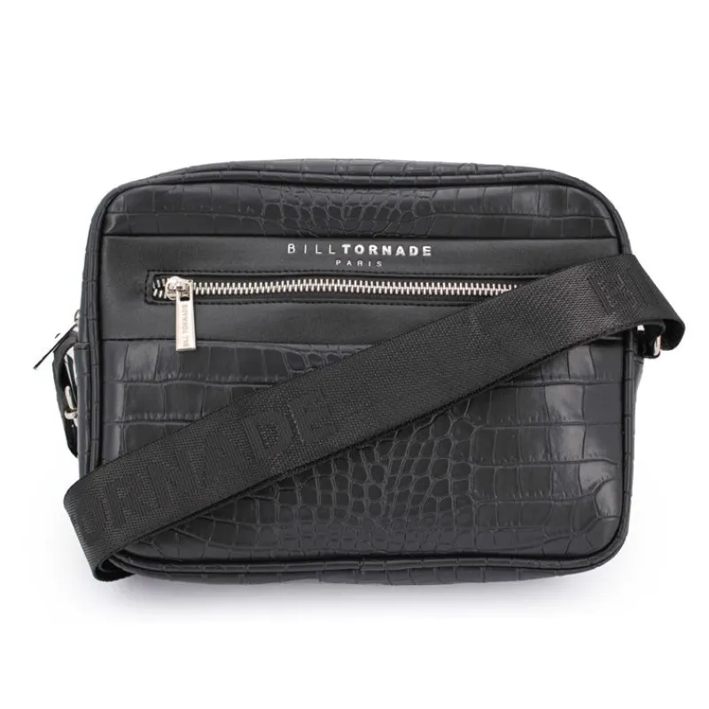 Outlet Sacoche bandoulière effet croco e Mixte Femme Sac, Petite Maroquinerie|Sac