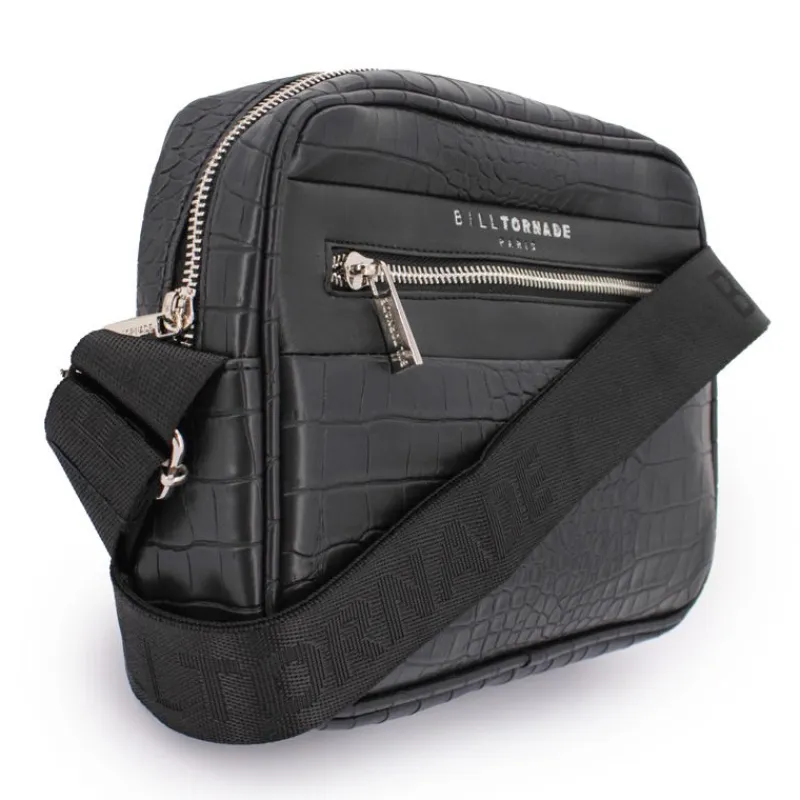 Outlet Sacoche bandoulière effet croco e Mixte Femme Sac, Petite Maroquinerie|Sac