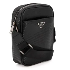 Hot Sacoche carbone avec coutures 20x24x5cm Homme Homme Sac, Petite Maroquinerie