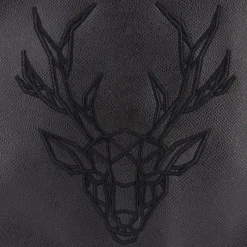 Sale Sacoche plate safiano broderie cerf 22x25x2cm Homme Homme Sac, Petite Maroquinerie