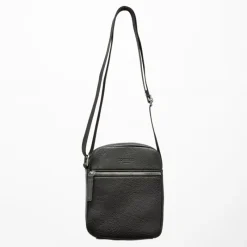 Sale Sacoche similicuir grainé ajustable 25x18x7cm Homme Homme Sac, Petite Maroquinerie