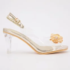 Outlet Sandale a talon mira01 blanc 35/41 Femme Femme Sandales