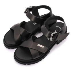 Outlet Sandale en cuir tiha Femme Femme Sandales