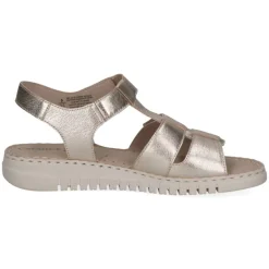 Outlet Sandale platin metal 36/41 Femme Femme Sandales