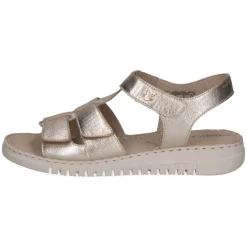 Outlet Sandale platin metal 36/41 Femme Femme Sandales