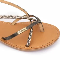 Sandales à entre-doigts irisé Monatres Femme Femme Sandales