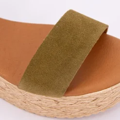 New Sandales à plateforme bride sev military Femme Femme Sandales