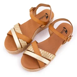 Sale Sandales à plateforme multi avellana Femme Femme Sandales