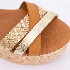 Sale Sandales à plateforme multi avellana Femme Femme Sandales