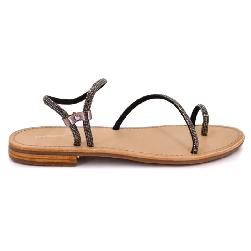 Sale Sandales à strass Hodaxa argent Femme Femme Sandales