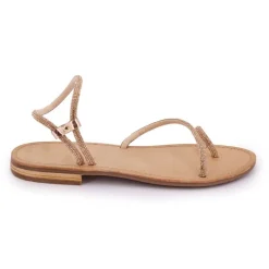 Clearance Sandales à strass Hodaxa argent Femme Femme Sandales