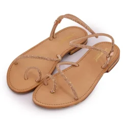 Clearance Sandales à strass Hodaxa argent Femme Femme Sandales