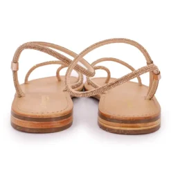 Clearance Sandales à strass Hodaxa argent Femme Femme Sandales