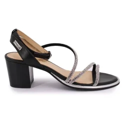 Online Sandales à talon carré et brides à strass Lilastar Femme Femme Sandales