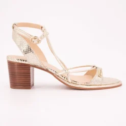 New Sandales à talons 6cm Lilon à motif serpent Femme Femme Sandales