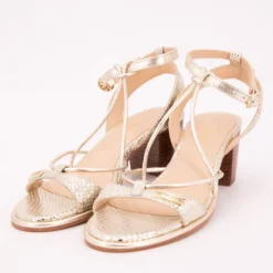 New Sandales à talons 6cm Lilon à motif serpent Femme Femme Sandales