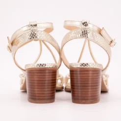 New Sandales à talons 6cm Lilon à motif serpent Femme Femme Sandales