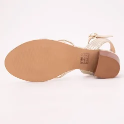 New Sandales à talons 6cm Lilon à motif serpent Femme Femme Sandales