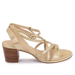 Outlet Sandales à talons 6cm Lirao irisé Femme Femme Sandales