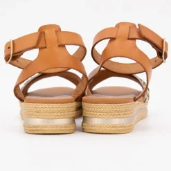 Hot Sandales a plateforme leo/avellana 14678 t36/41 Femme Femme Sandales