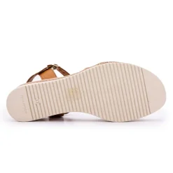 Sale Sandales compensées à motif Femme Femme Sandales