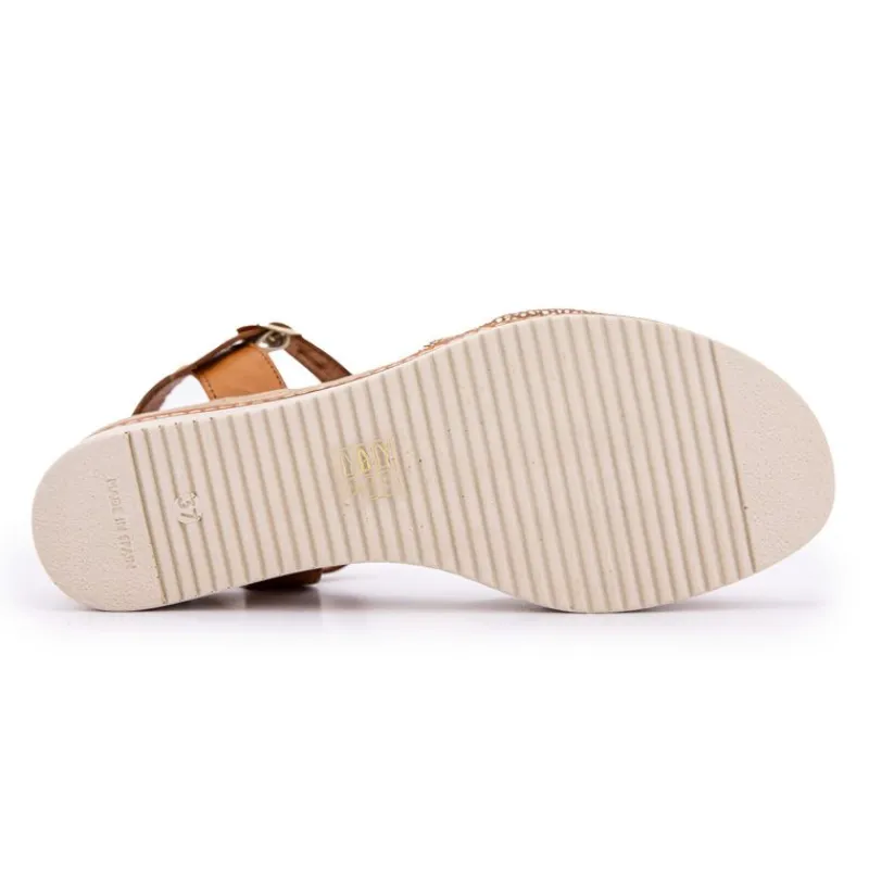 Sale Sandales compensées à motif Femme Femme Sandales