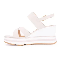 Hot Sandales compensées plateforme à boucle avec bijou Femme Femme Sandales