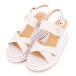 Hot Sandales compensées plateforme à boucle avec bijou Femme Femme Sandales