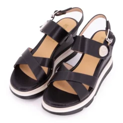 Hot Sandales compensées plateforme à boucle avec bijou Femme Femme Sandales