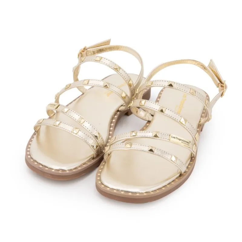 Clearance Sandales Cabel gold à strass Femme Femme Sandales