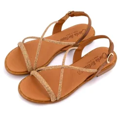 Sale Sandales cristal avec bride à strass Femme Femme Sandales