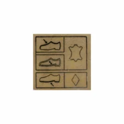 New Sandales cuir croco brillant avec boucle talons effet bois Femme Femme Sandales