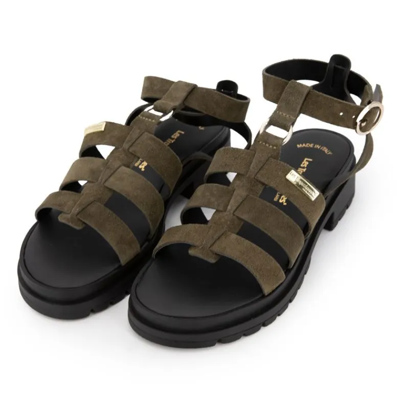 Sale Sandales cuir Tobosued Femme Femme Sandales