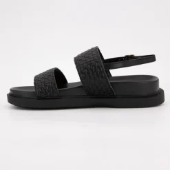 Online Sandales double bride kary tissées avec boucle Femme Femme Sandales