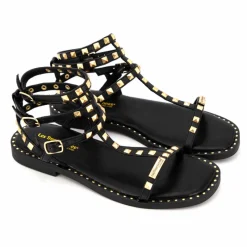 Sale Sandales hautes cuir léger clouté Coralie Femme Femme Sandales