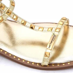 Clearance Sandales hautes cuir léger clouté Calie Femme Femme Sandales