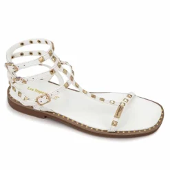 Sale Sandales hautes cuir léger clouté Coralie Femme Femme Sandales