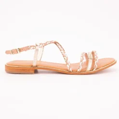 Sandales Homage lanières à tresses gold Femme Femme Sandales