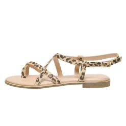 Best Sandales mari imprimé léopard avec boucle Femme Femme Sandales