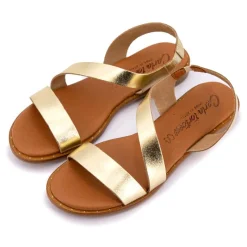 Best Sandales grosses lanières lami Femme Femme Sandales