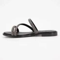 New Sandales plate cristal Femme Femme Sandales