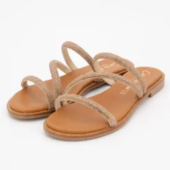 Discount Sandales plate cristal Femme Femme Sandales