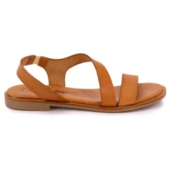 Outlet Sandales plates à lanières Femme Femme Sandales