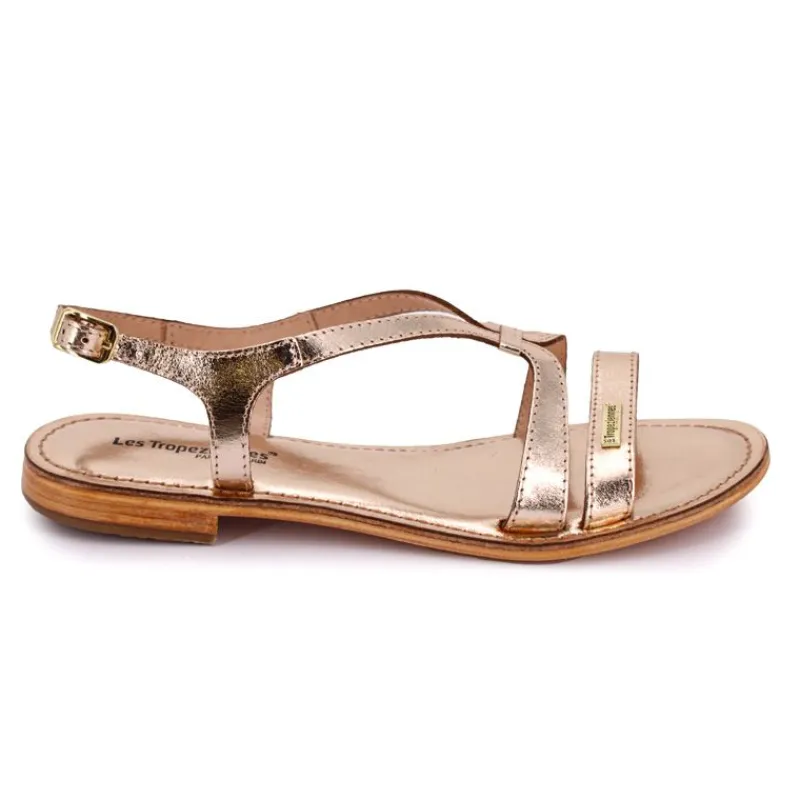 Outlet Sandales plates Hamoon en cuir Femme Femme Sandales