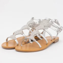 Sale Sandales spartiates avec strass ohlala é Femme Femme Sandales