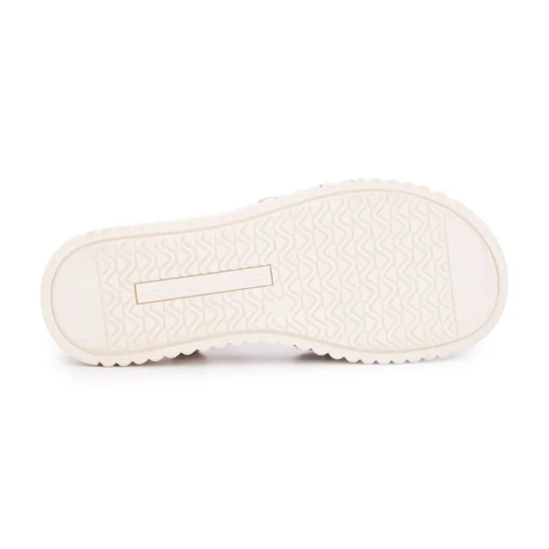 Online Sandales tissu nouées à boucle doré Femme Femme Sandales